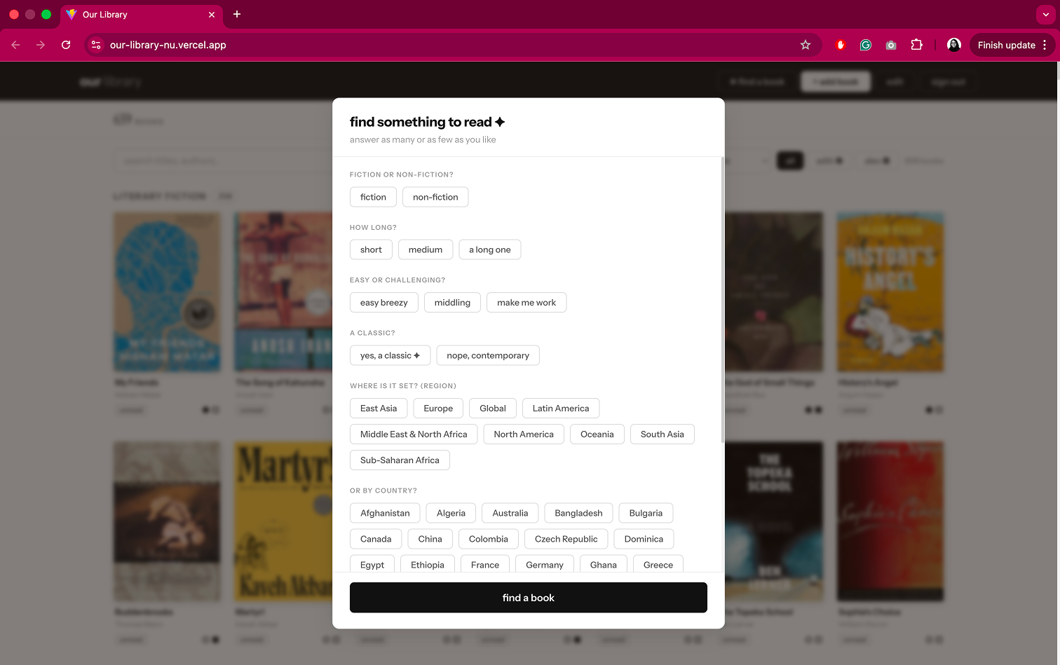 Our Shared Library